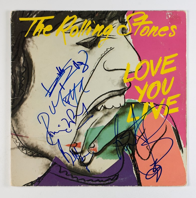 Love You Live signed by the Rolling Stones