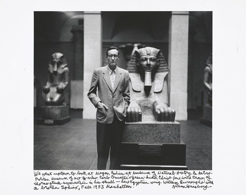 William Burroughs with a brother Sphinx, Manhattan, Fall 195