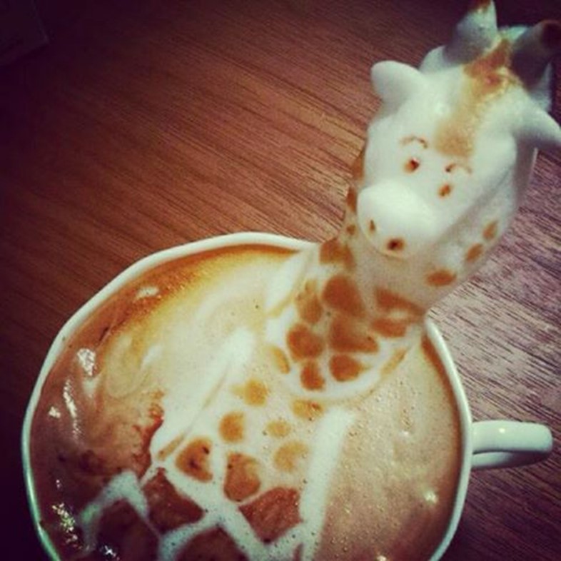 Latte giraffe