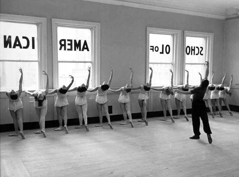 Scene at the School of American Ballet, New York, 1936