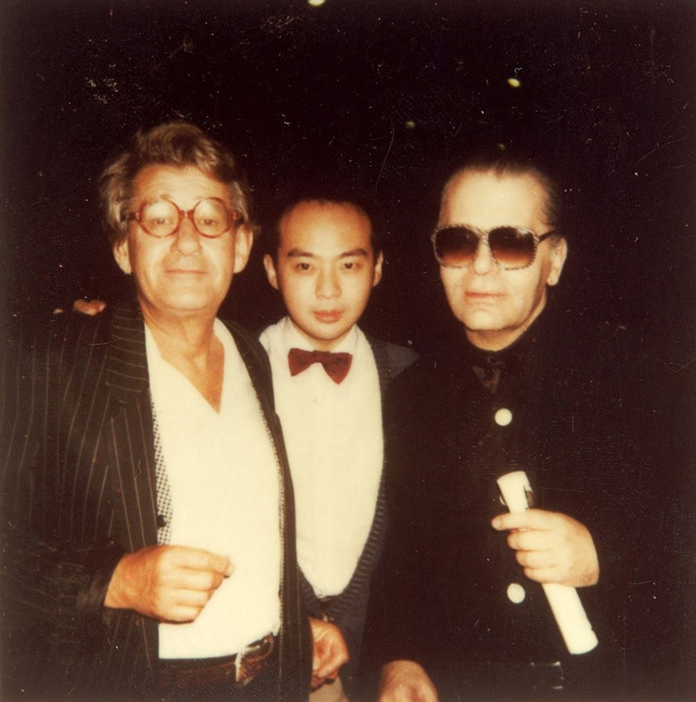 Helmut Newton, Dave and Karl Lagerfeld