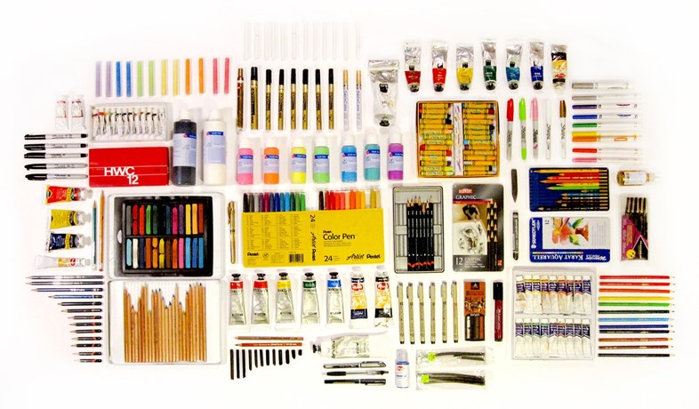 300 Art Supplies by Olivia Serrill