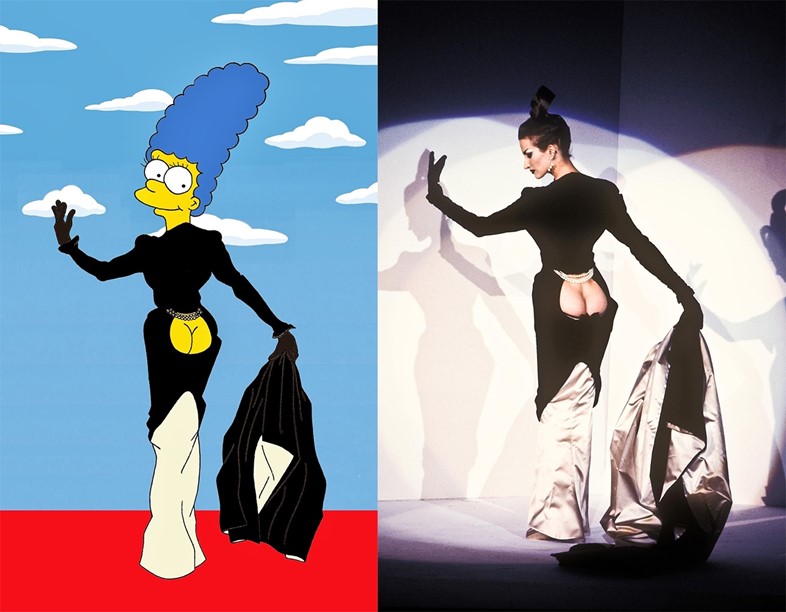 Marge Simpson in Thierry Mugler, 1995