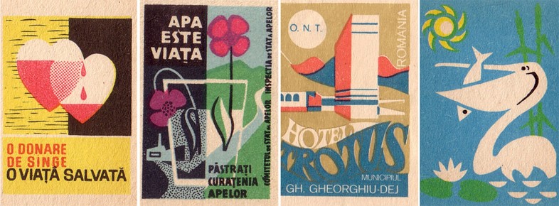 Matchbooks from Romania