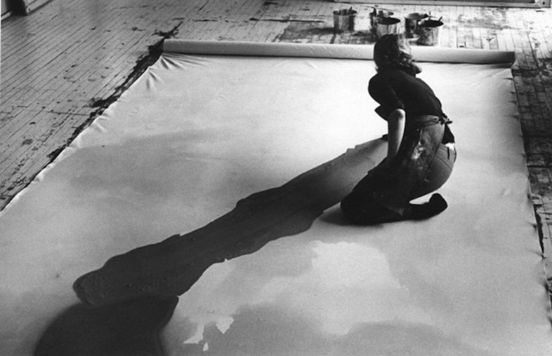 Helen Frankenthaler, by Ernst Haast, New York, 1969