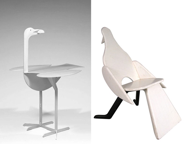 Bird Table and Bird Chair
