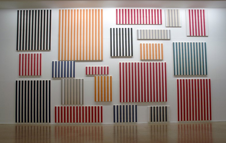 Daniel Buren, Murs de peintures, 1966-77