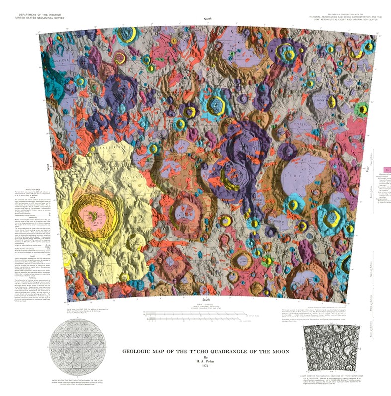 Geologic Map of the Tycho Quadrangle of the Moon