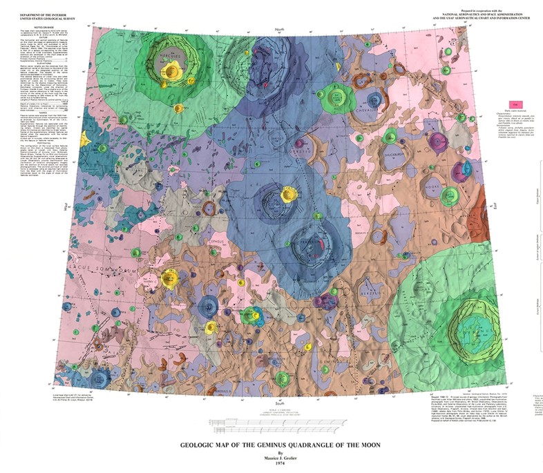 Geologic Map of the Geminus Quadrangle of the Moon