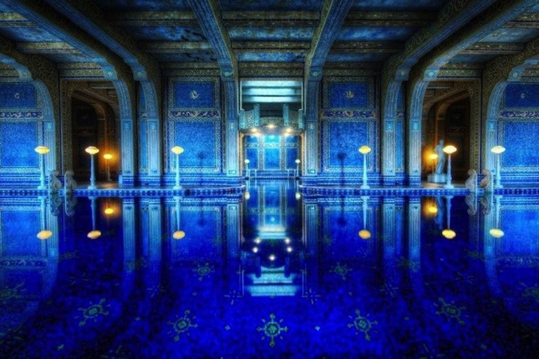 Swimming pool at Hearst Castle, California
