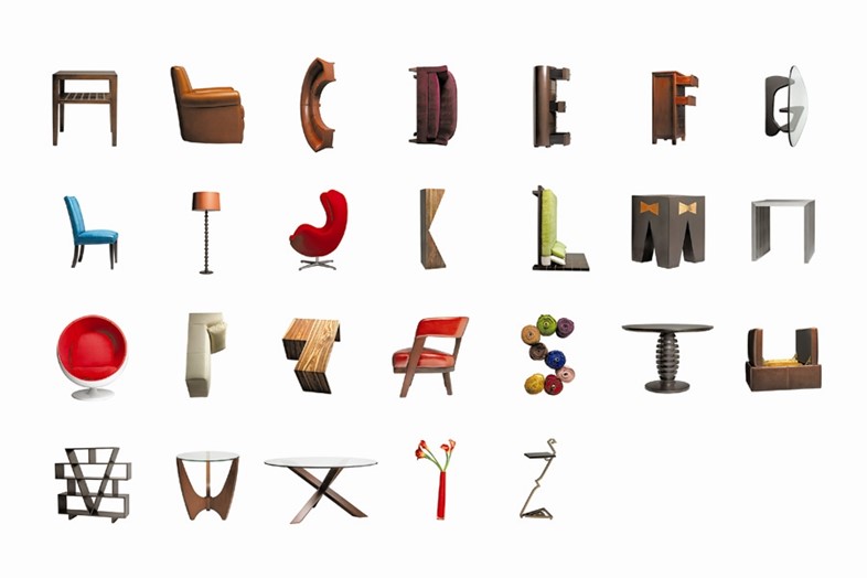 Furniture Alphabet by The Butler Bros