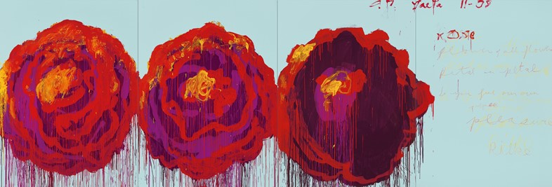 The Rose (IV), 2008, acrylic on plywood, 252 x 740 cm