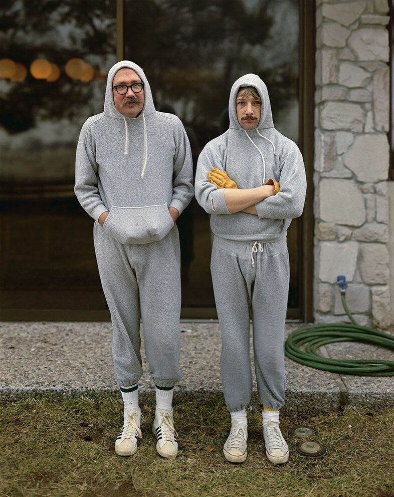Stephen Shore, Stanley Marsh and John Reinhardt, Amarillo, T