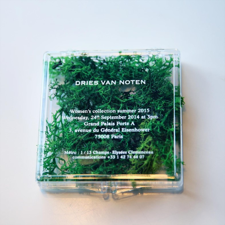 Dries Van Noten Invitation S/S15