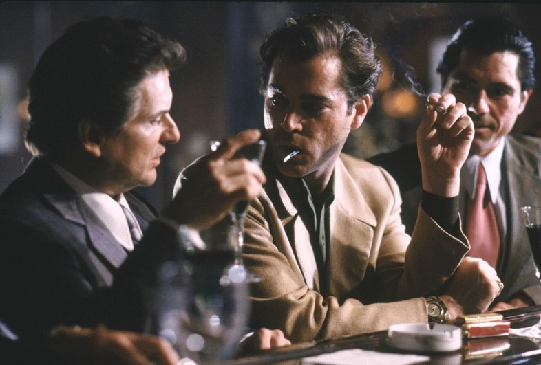 Robert De Niro, Ray Liotta and Joe Pesci as James Conway, He