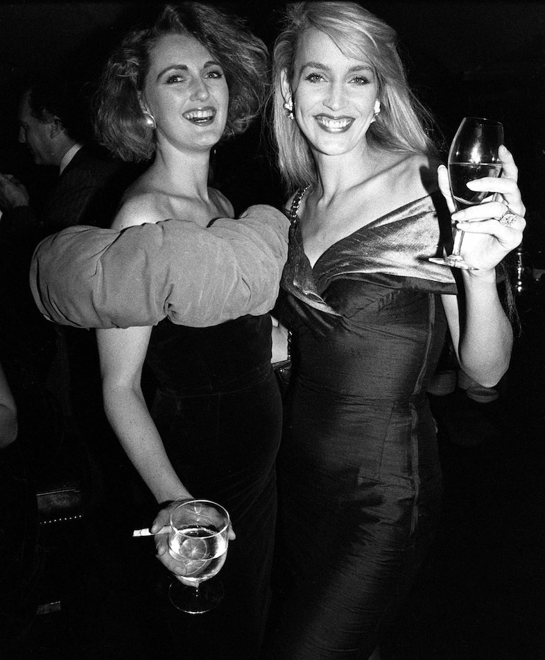 Francesca Von Thyssen and Jerry Hall, Valentino Party at Ann