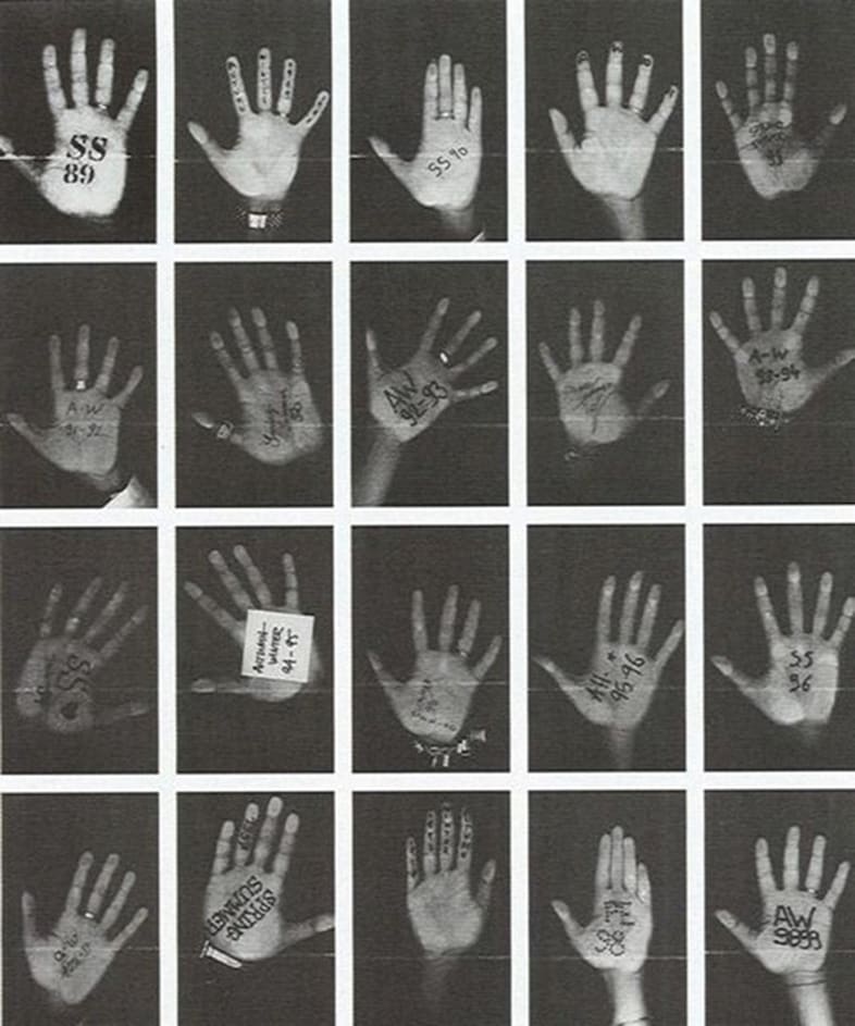 Maison Martin Margiela Grid of Hands S/S89 - A/W98