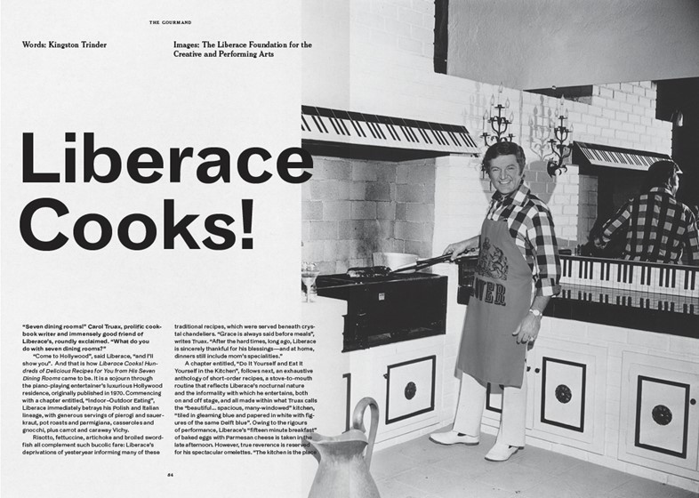 The Gourmand, Issue 5 – Liberace Cooks,