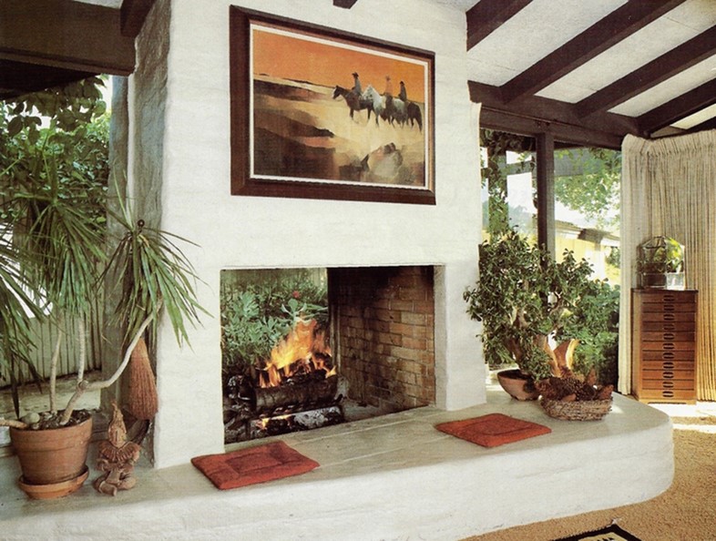 Fireplace by Cliff May from Fireplaces, 1985