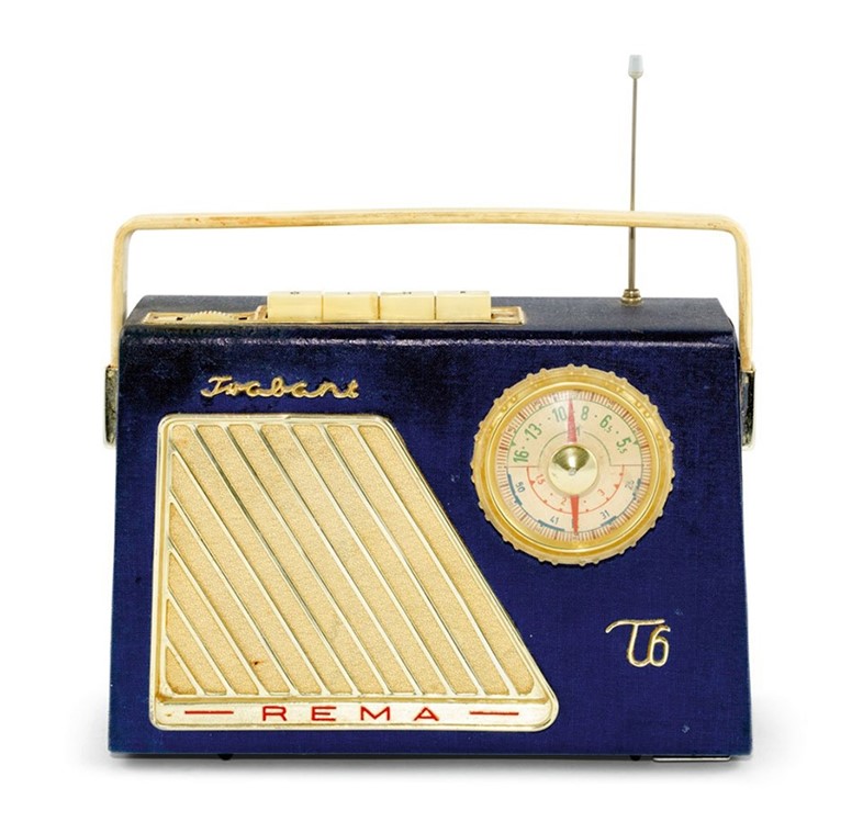 Portable radio, Rema Trabant T6, 1964–65, Fabrik f&#252;r Rundfun