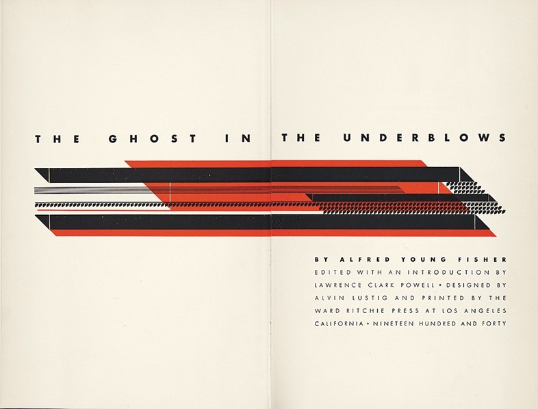 Alvin Lustig and Ward Ritchie, The Ghost in the Underblows, 