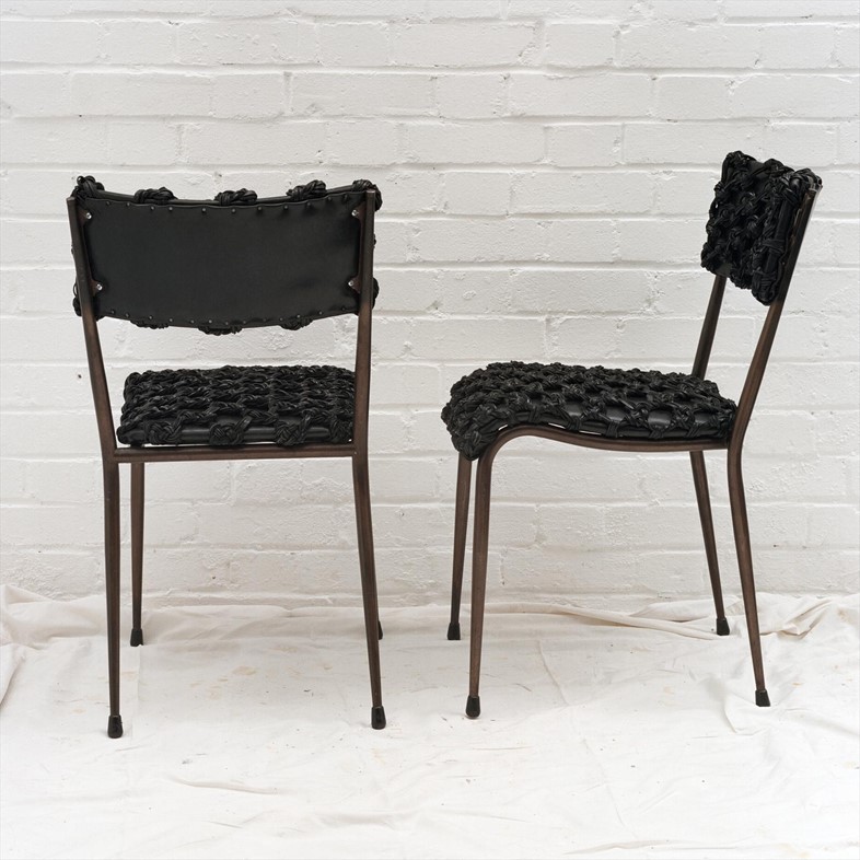 Hand Knitted Rubber Chairs, S/S14