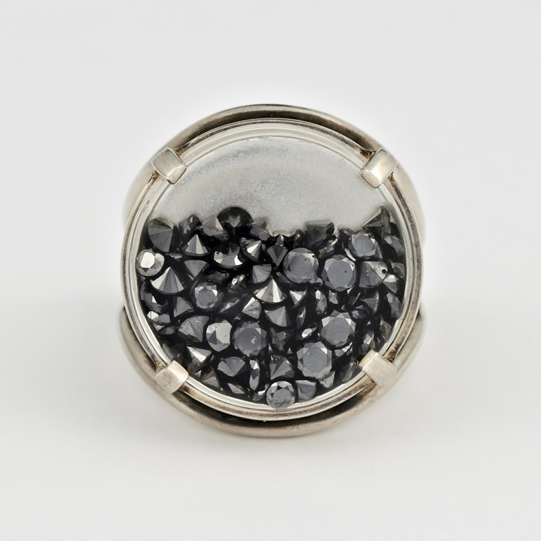 Black Diamond Ring by Ann Demeulemeester