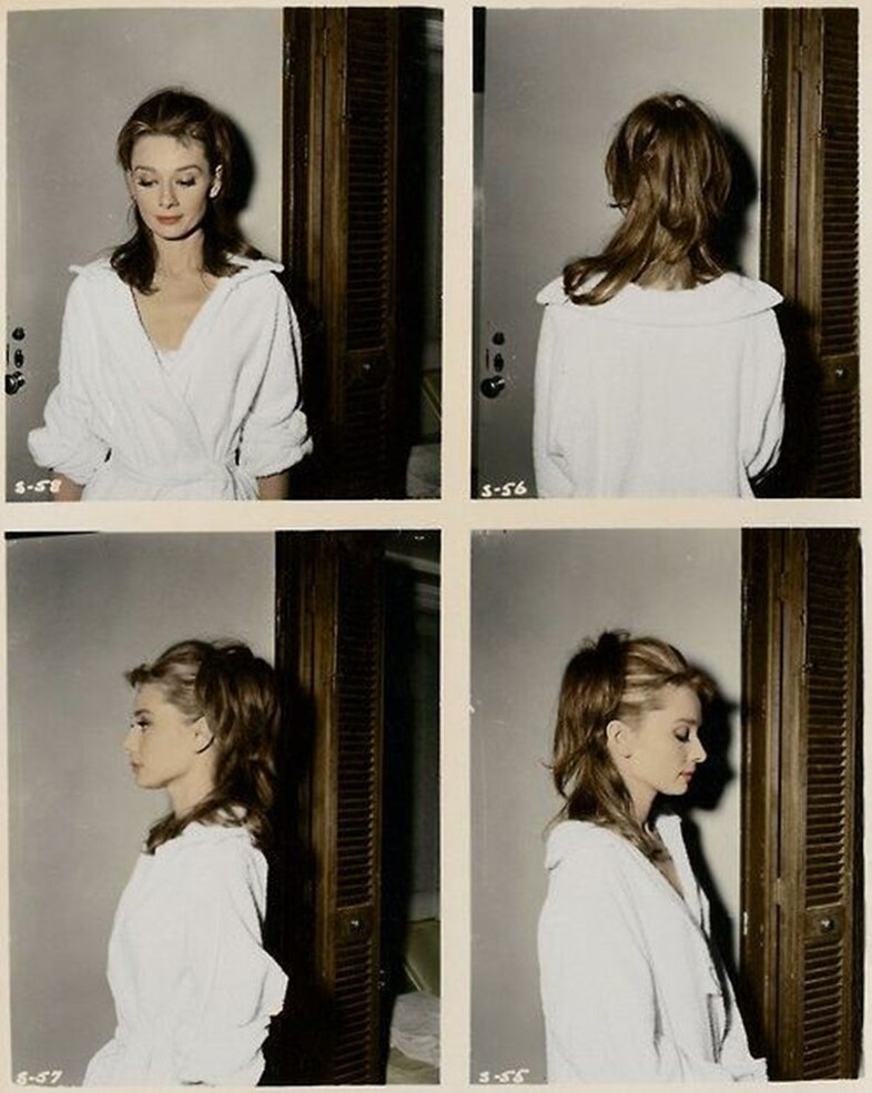 Audrey Hepburn&#39;s Breakfast at Tiffany&#39;s hair test Polaroid
