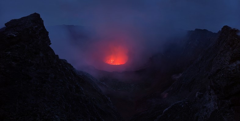 Mount Nyiragongo Volcano