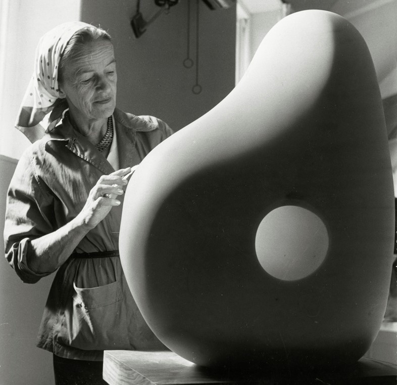Barbara Hepworth at Trewyn Studio, 1961