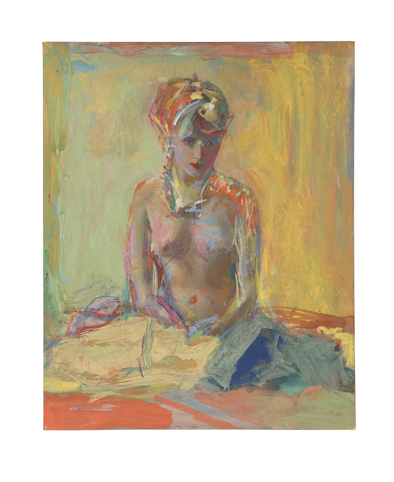 Saul Leiter, Painted Nude