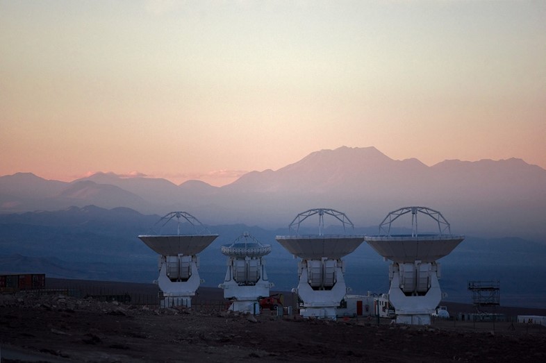 The Alma Observatory antennas