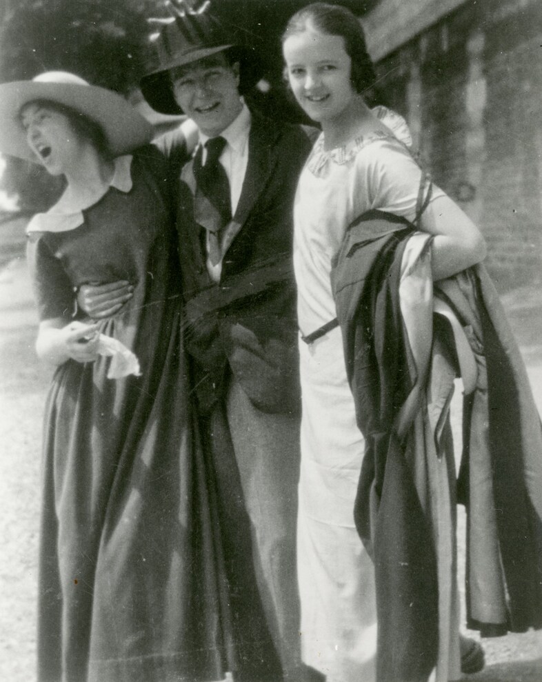 Edna Ginesi, Henry Moore and Barbara Hepworth in P
