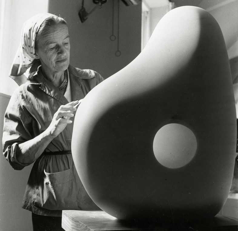 Barbara Hepworth at Trewyn Studio, 1961, Photograp