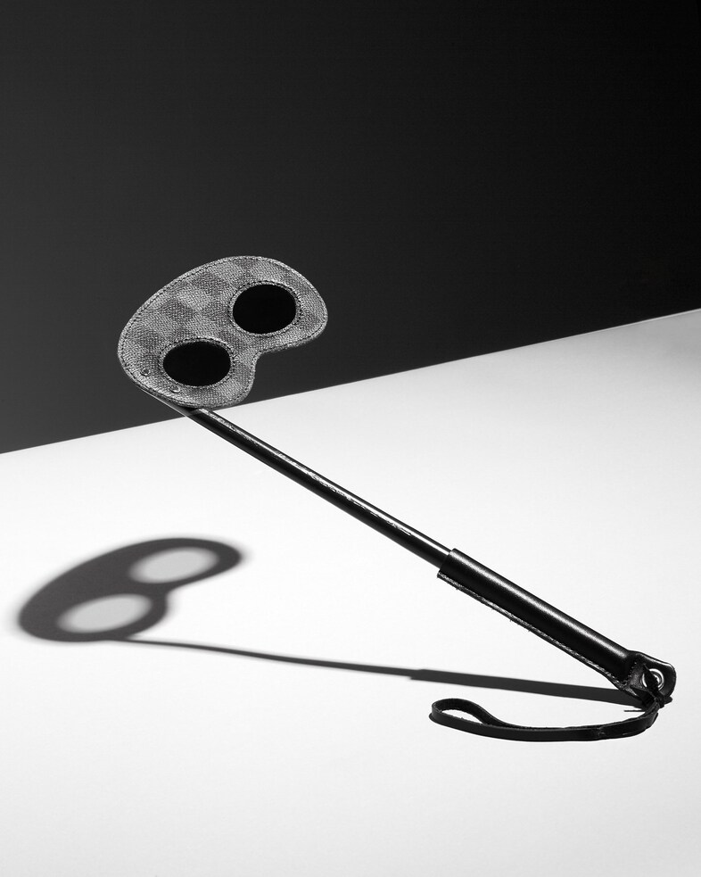 Louis Vuitton Damier check mask, from the 2013 “Timeless Mus