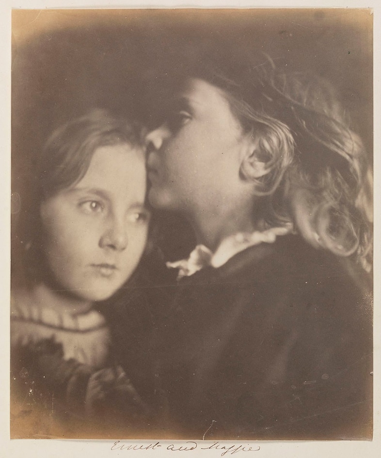 Ernest and Maggie, c.1864, Julia Margaret Cameron 