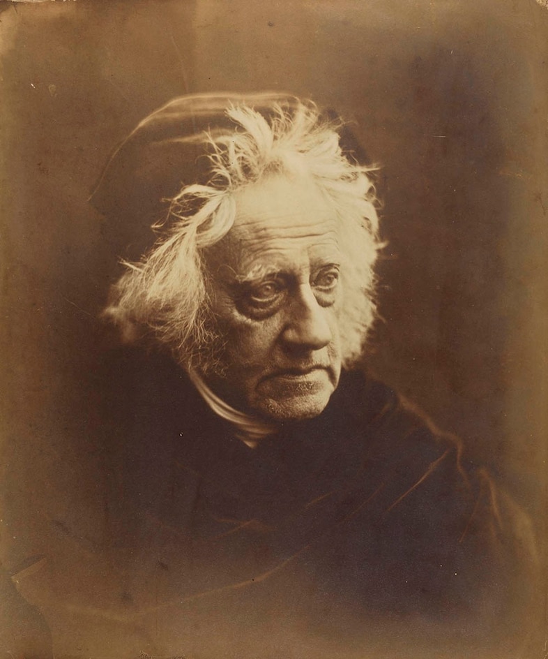 Sir John Herschel with Cap, April 1867, Julia Marg