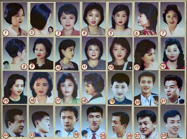 Approved North Korean hairstyles