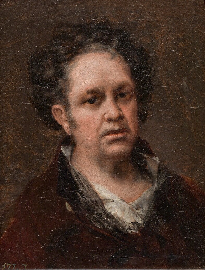 Self Portrait, Francisco de Goya, 1815