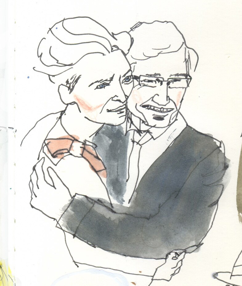 Tilda Swinton and Paul O&#39;Grady