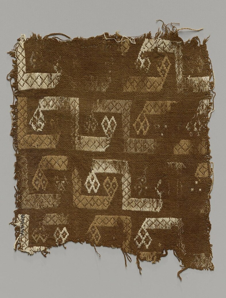 Pre-Columbian embroidered cloth, AD 1000 - 1300 