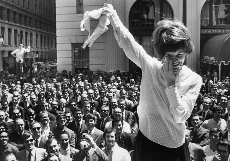 Anti-bra protest, California, 1969