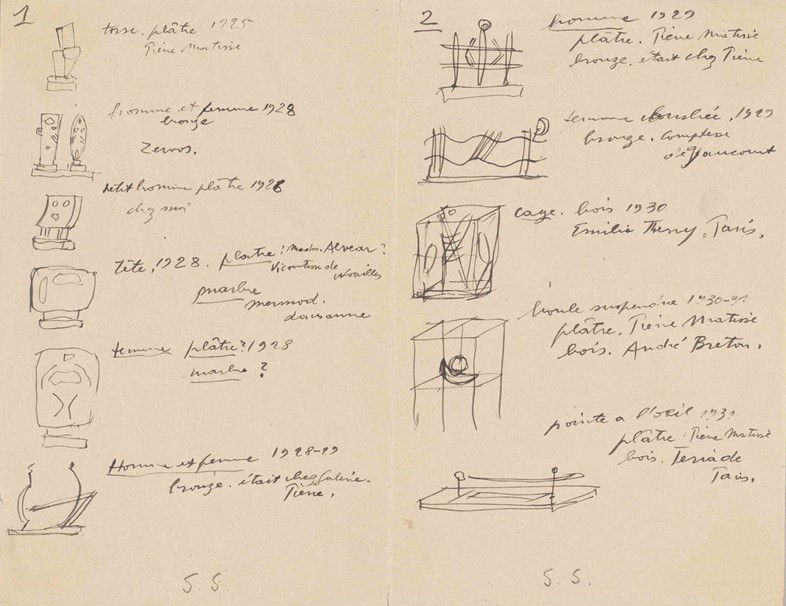 L&amp;D_Alberto Giacometti_Letter to Pierre Matisse_19