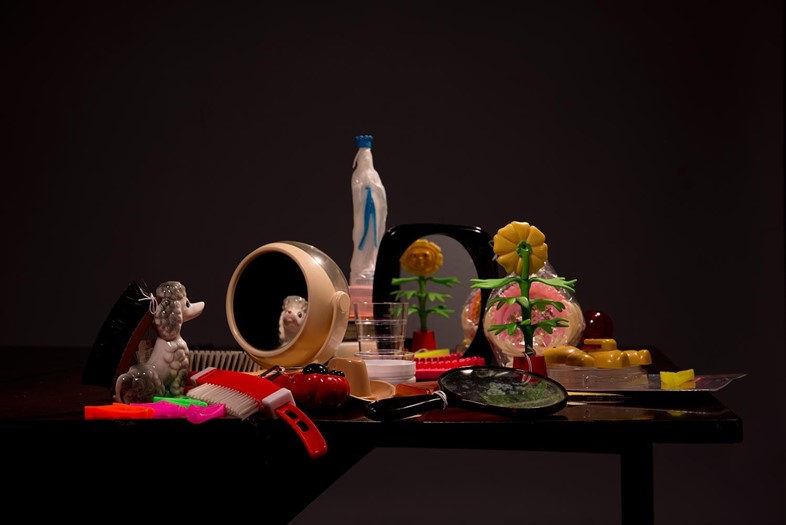 Plastic-Vanitas_Still-Life-with-Flower-and-Poodle