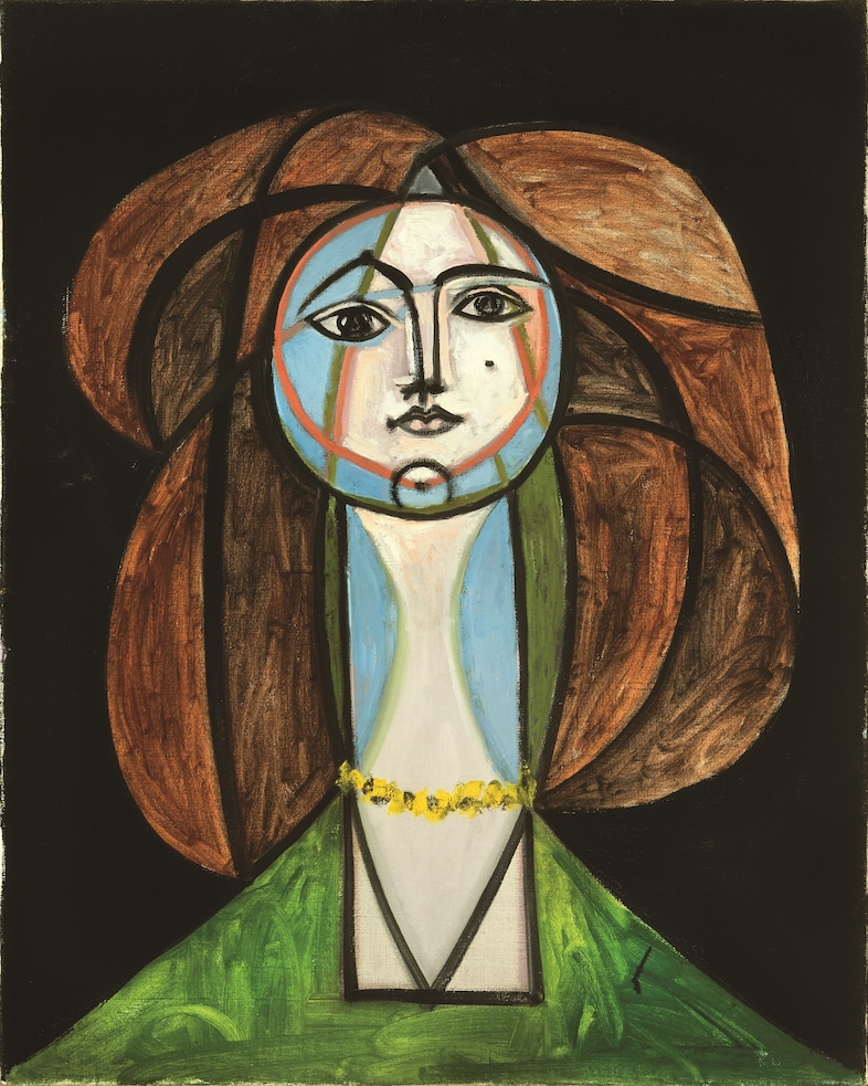 Pablo Picasso, Femme au collier jaune, May 31, 1946