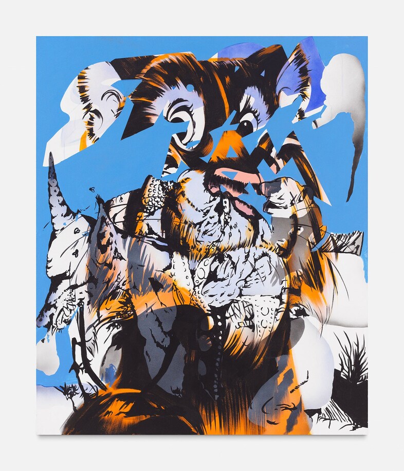 Jamian-Juliano-Villani,-Storm-Ram,-2015.-Acrylic-o
