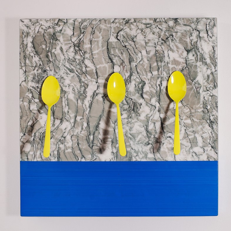 Untitled-(3-Yellow-Spoons)-Install