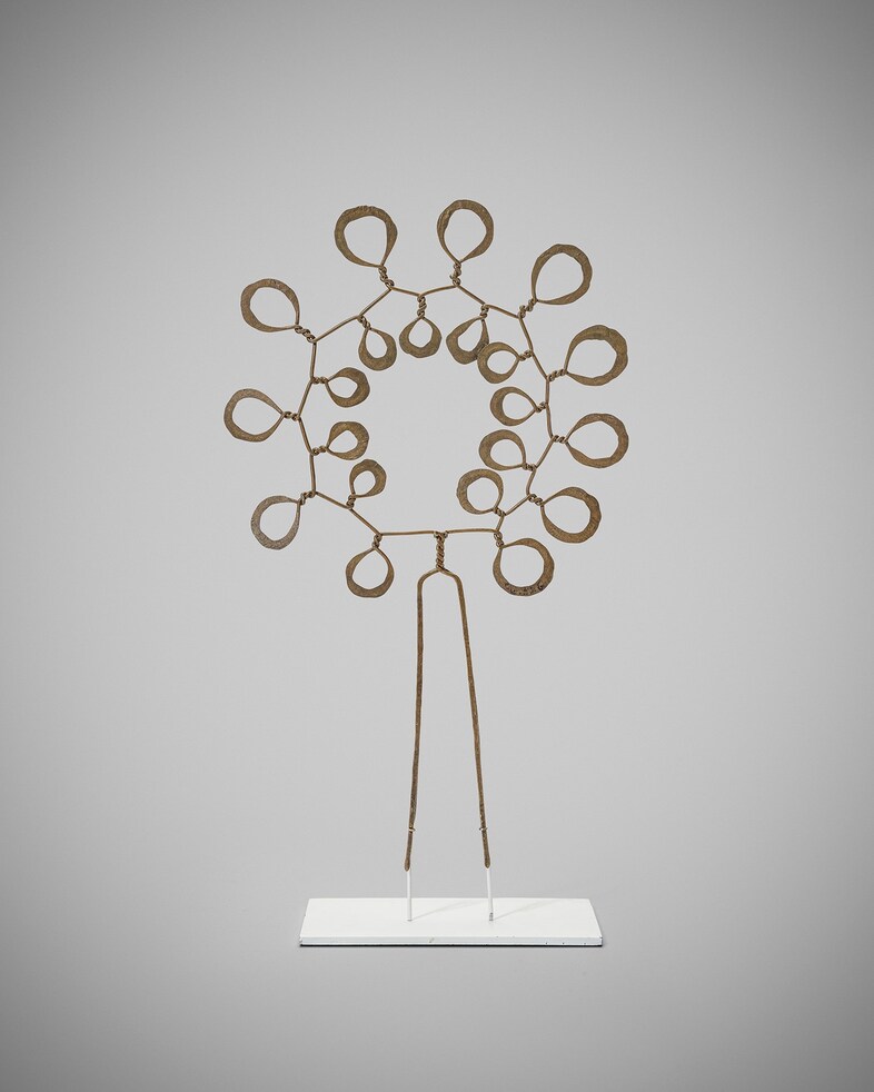 Alexander Calder, Flower, c. 1945, brass, 25.4 x 1