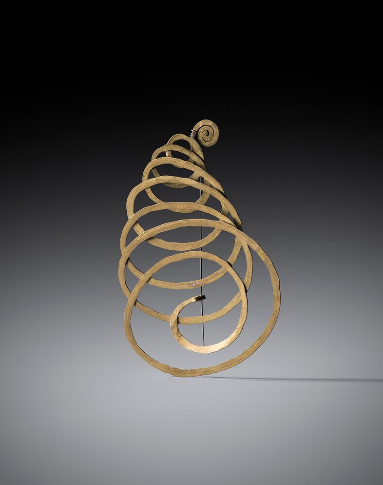 Alexander Calder, Untitled Brooch, 1940, brass and