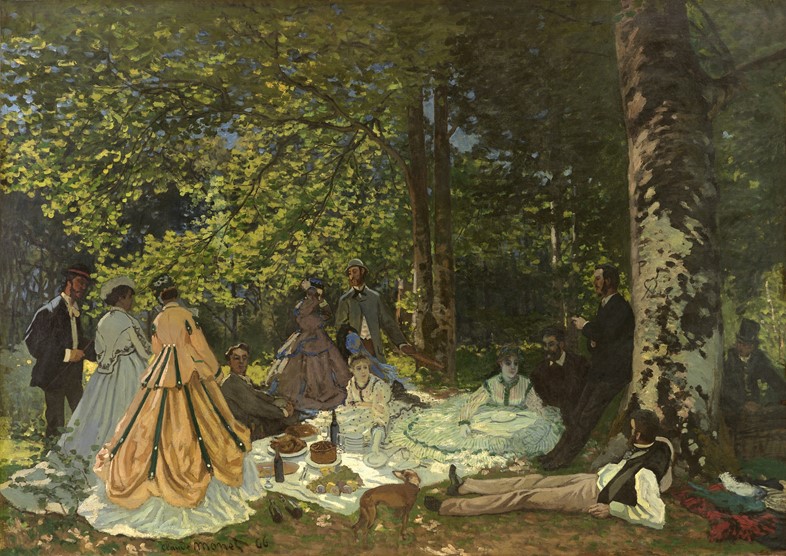 Claude Monet, Le D&#233;jeuner sur l’herbe, 1866 
